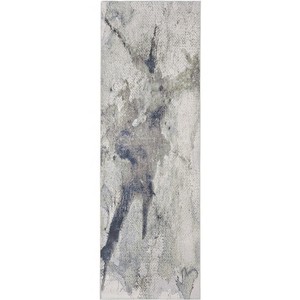 Taupe Brown And Black Abstract Area Rug - 1 of 4