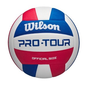 Wilson Pro Tour Volleyball - Red/White/Blue - 1 of 4