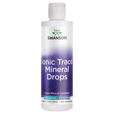 Swanson Ionic Trace Mineral Drops 8 fl oz Liquid.