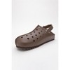 Justa - Brown Leather Clogs (Women) | Forever & Always Shoes - 3 of 4