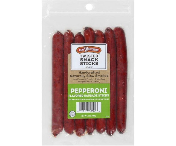Old Wisconsin Pepperoni Snack Sticks - 5oz