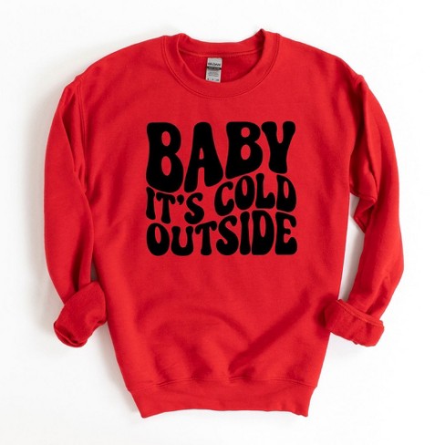 Red Nothing To Wear Logo Sweatshirt