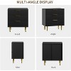 COZONY Fluted Dresser Collection, Wooden Chest of Drawers with Metal Handles, Bedroom Living Room Storage Dresser with Anti-Tip Safety - 3 of 4