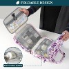 PAVILIA Hanging Toiletry Bag Travel Women Men, Foldable Cosmetic Organizer, Water Resistant Makeup Accessories Essentials Kit - 4 of 4