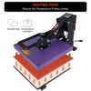 Dolonm Heat Press Machine with Slide Out Drawer 15x15 Inch for T-Shirt with Digital Control Panel, Purple - 4 of 4