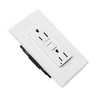 COBY GFCI Outlet 15 Amp 125V, White,  Pack of 2 - 4 of 4