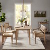 VYNXARIA Set of 2 side dining chairs features a cane inset back - 4 of 4