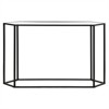 Streamlined Black and Bronze Metal Console Table - Henn&Hart - 2 of 4