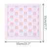 INSPIRE CHIC Women's Floral Printed Cotton Blended Small Square Neck Scarves 1Pc - 3 of 4