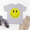 The Juniper Shop Distressed Smiley Face Toddler Short Sleeve Tee - 2 of 2