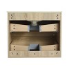 SEVOBAL Bathroom Storage Cabinets Wall Mounted Vanity With Soft Close Drawers And Natural Wood Design, Beige, 23.38"*17.94"*19.69" - 3 of 4