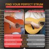 Pyle 41" Acoustic Guitar Kit, Hand-Crafted, Brown Glossy - 4 of 4