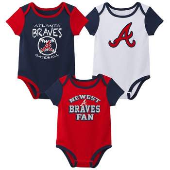 MLB Atlanta Braves Infant Boys' 3pk Bodysuit
