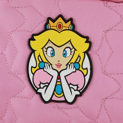 Super Mario Brothers Princess Peach 17" Quilted Adult Backpack — фото 5