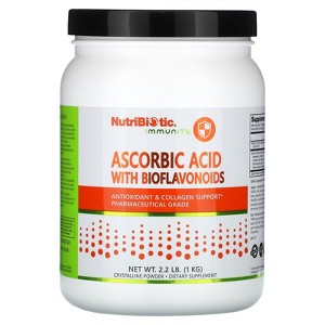 NutriBiotic Immunity, Ascorbic Acid with Bioflavonoids, 2.2 lb (1 kg) - 1 of 2