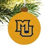 Marquette University Secondary Logo Wood Christmas Tree Holiday Ornament - 4 of 4
