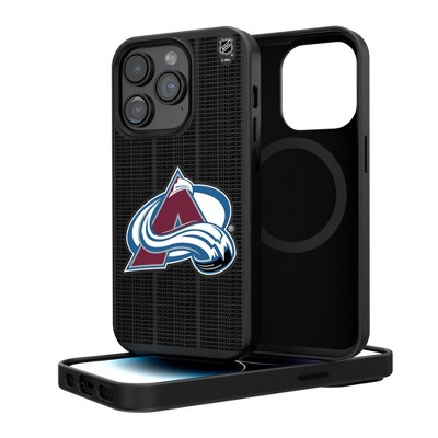 Keyscaper NHL Western Conference Teams Text Backdrop MagSafe Compatible Cell Phone Case for Apple iPhone