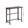 VisioGear Folding Desk, Small Foldable Desk for Small Space, Home Office Foldable Office Desk for Bedroom, Black, 31.5"*15.75"*29.53" - 3 of 4