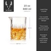 Viski Pedestal Mixing Glass, Lead-Free Crystal Cocktail Mixing Glass, Bartender Tool, 17 Oz, Clear - 3 of 4