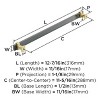 Amerock Overton Split Finish Cabinet or Drawer Pull - 4 of 4