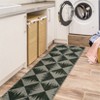 Area Rugs Living Room Modern Geometric Carpet Non-Slip Low Pile Machine Washable Accent Rug - 4 of 4