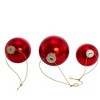 Kurt Adler 60-80MM Shiny Red Glass Ball Ornaments, 20-Piece Set - 3 of 4