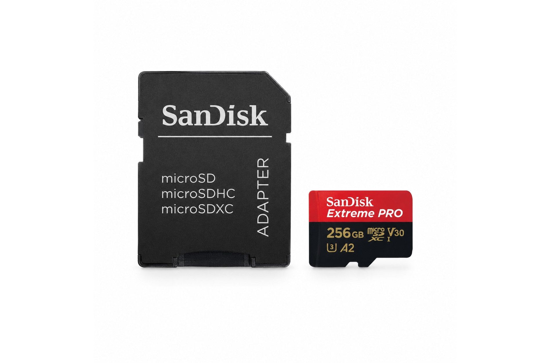 SanDisk Extreme Pro 256GB Class 10 microSDXC UHS-I Memory Card