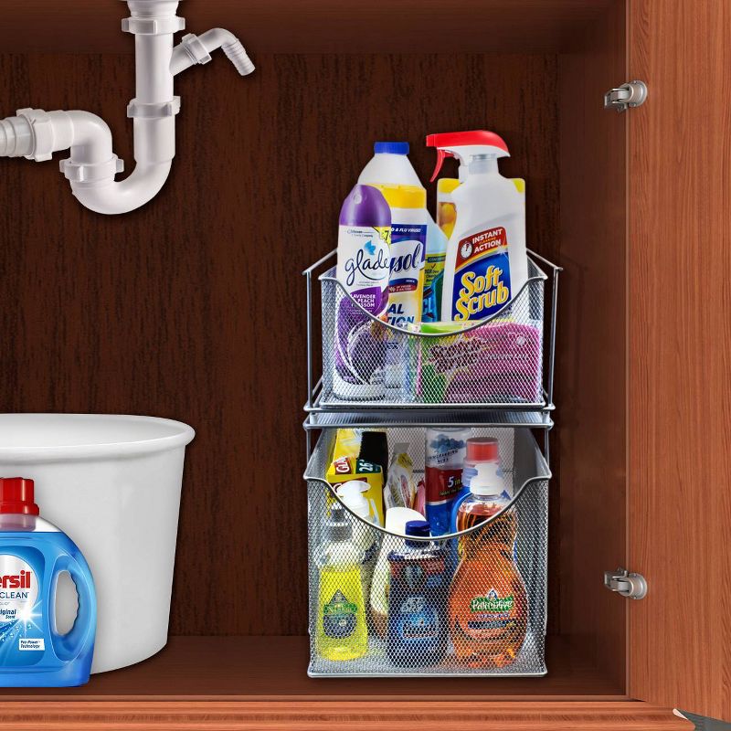 Sorbus Cube Pull Out Cabinet Organizer for Countertop, Cabinet and more, 3 of 7