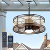 Bella Depot Outdoor Plug Ceiling Fan with Light - 4 of 4