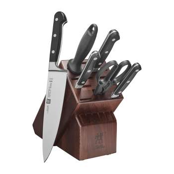 Zwilling Professional S Knife Set With Block, Chef’s Knife, Serrated ...