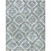 Hauteloom Oaklyn Teal Floral Diamonds Rug - 3 of 4