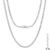 Steeltime 24" Italiansterling silver mariner link chain necklace - 3 of 3