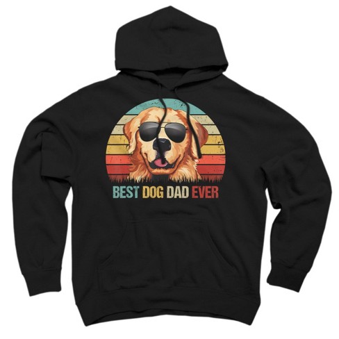 Unisex Design By Humans Best Dog Dad Ever Golden Retriever By