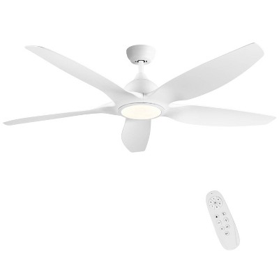 BestParts 60" Ceiling Fan with Integrated LED - 6 Speeds, 3 Color Temperatures, White