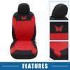 Unique Bargains Universal Car Seat Covers Kit Truck Auto Interior Seat Protectors 4 Pcs - 3 of 4