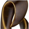 Studio 55D Open Infinity 25" High Gold Sculpture With 8" Square Riser - 2 of 4