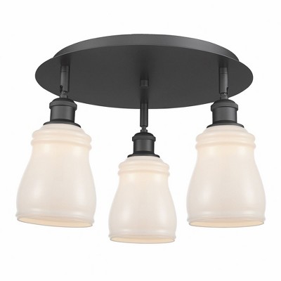 Ellery - 3 Light Flush Mount In Nautical Style-9.5 Inches Tall and 16.5 Inches Wide