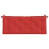vidaXL Garden Bench Cushion Red 47.2"x19.7"x2.8" Oxford Fabric - 4 of 4