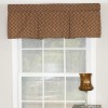 RLF Home Trellis Pleated  100% Cotton with Fully Lined 3" Rod Pocket Valnance for Windows 42" x 15" Woodland - 2 of 4