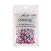 Crystal Lane DIY 288pcs SS30 (6.5mm) Red Siam AB Glass Round Flat Back Rhinestones - 2 of 4