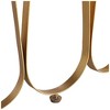 55 Downing Street Glam Luxury Metal Console Table 45 1/8" x 14 1/8" Gold Teardrop Frame Living Room Bedroom Bedside Entryway House - 4 of 4