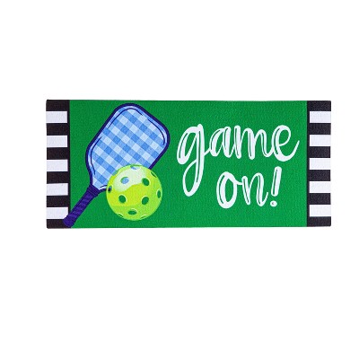 Evergreen Game On Sassafras Indoor Outdoor Switch Doormat 1'10"x10" Multicolored