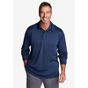 KingSize Men's Big & Tall No Sweat Long Sleeve Polo - 3 of 4