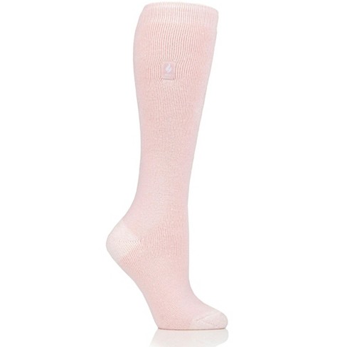 Heat Holder Women's Calla LITE Twist Long Socks Thermal Yarn | Warm + Soft,  Hiking, Cabin, Cozy at Home Socks | 5X Warmer Than Cotton Socks