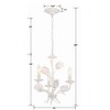 Crystorama Lighting Southport 3 - Light Chandelier in  Wet White - 4 of 4