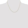 Black Bow Jewelry 0.5mm, 14k Yellow Gold, Cable Rope Chain Necklace - 2 of 4