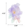 Unique Bargains Flowers Pattern Hair Clip 4.53"x3.94" Vine Purple 1 Pc - 4 of 4