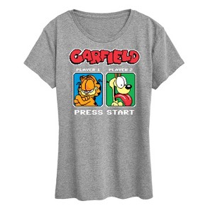 Women's - Garfield - Game On Short Sleeve Graphic T-Shirt - 1 of 4