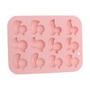 Unique Bargains Chocolate Mould 12-Cavity Duckling Collection Candy Mould Hand Wash 6.02"x4.61"x0.51" 1 Pc - 3 of 4