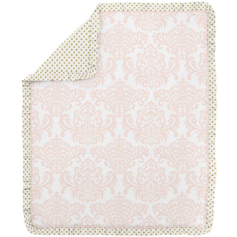 Sweet Jojo Designs Pink Crib Bedding Set - Amelia - 4pc, 3 of 7